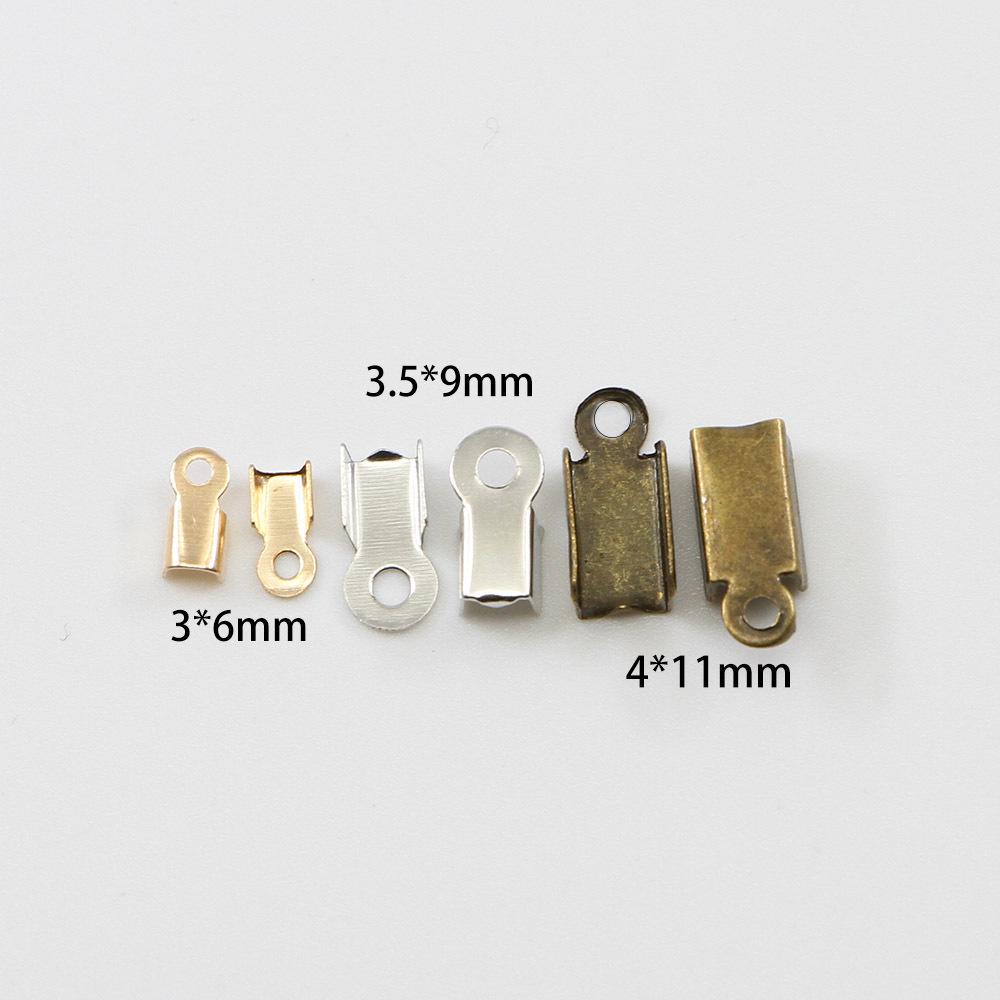 Leather Cord Clamps & Crimp Ends for DIY Jewelry Bracelets