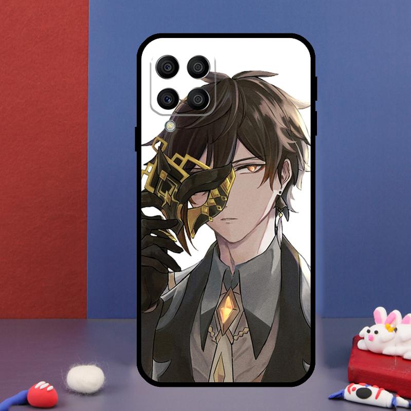 Zhongli Genshin Impact For Samsung Galaxy M12 M13 M33 M23 M53 M15 M55 M31 M51 M14 M34 M54 M20 M32 M52 Phone Case