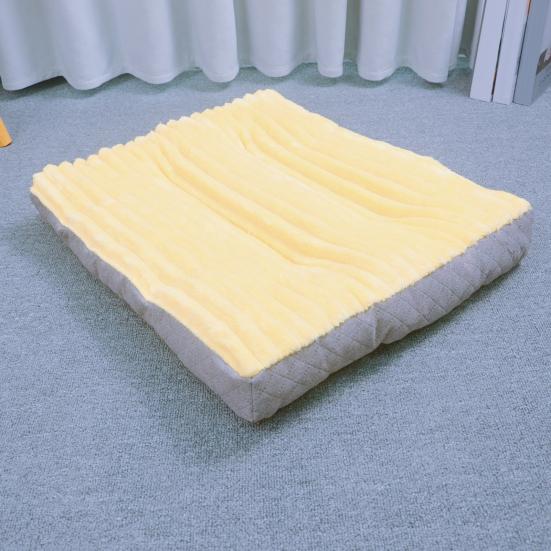 Stuffed Pet Mat Bed Warm Crate Pad Cat Sleeping Mat Machine Washable Cushion