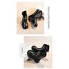 American Retro Girl Boots Princess Embroidery New Leather Boots Children Fashion Leather Boots Knight Boots