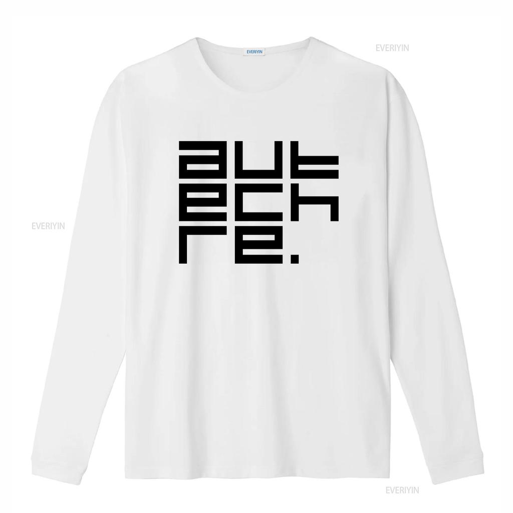 Autechre Name T Shirt White Available in Sizes S 5XL with Free UK Shipping vintage Washed Versatile Stretched
