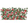 Decorative Privacy Barrier Artificial Plants Privacy Screen Wooden Trellis Multi-Purpose Use Versatile Installation Options