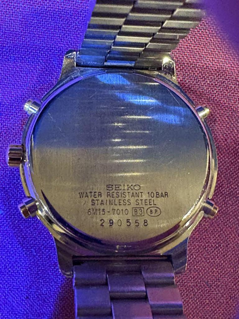 [USED] SEIKO WORLD TIME SPIRIT Watch Battery Replaced In August 2017