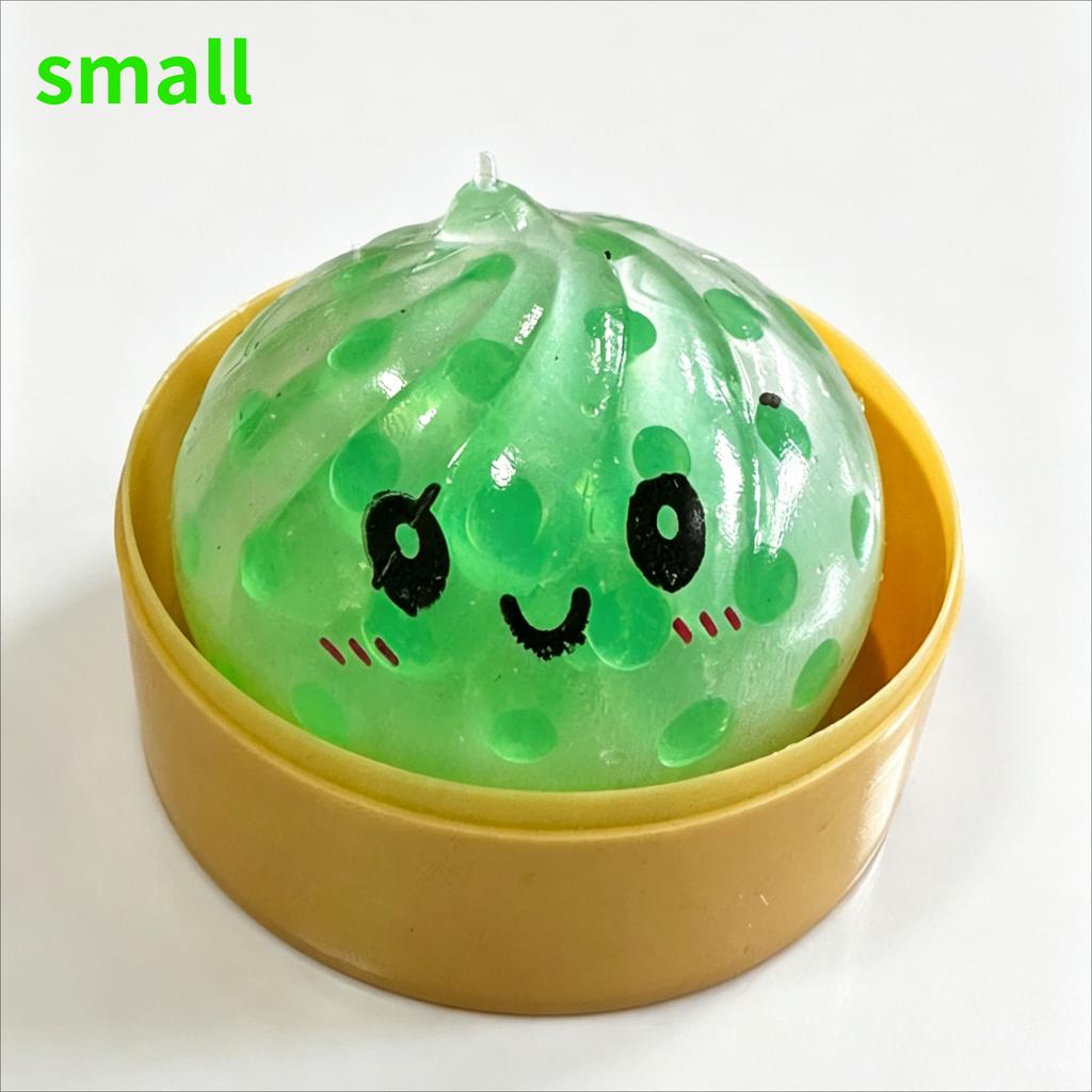 Hot Glitter Dumpling Squishy Maltose Series With Box Dumplings Sensory Squeeze Toy For Stress Relief Random Color