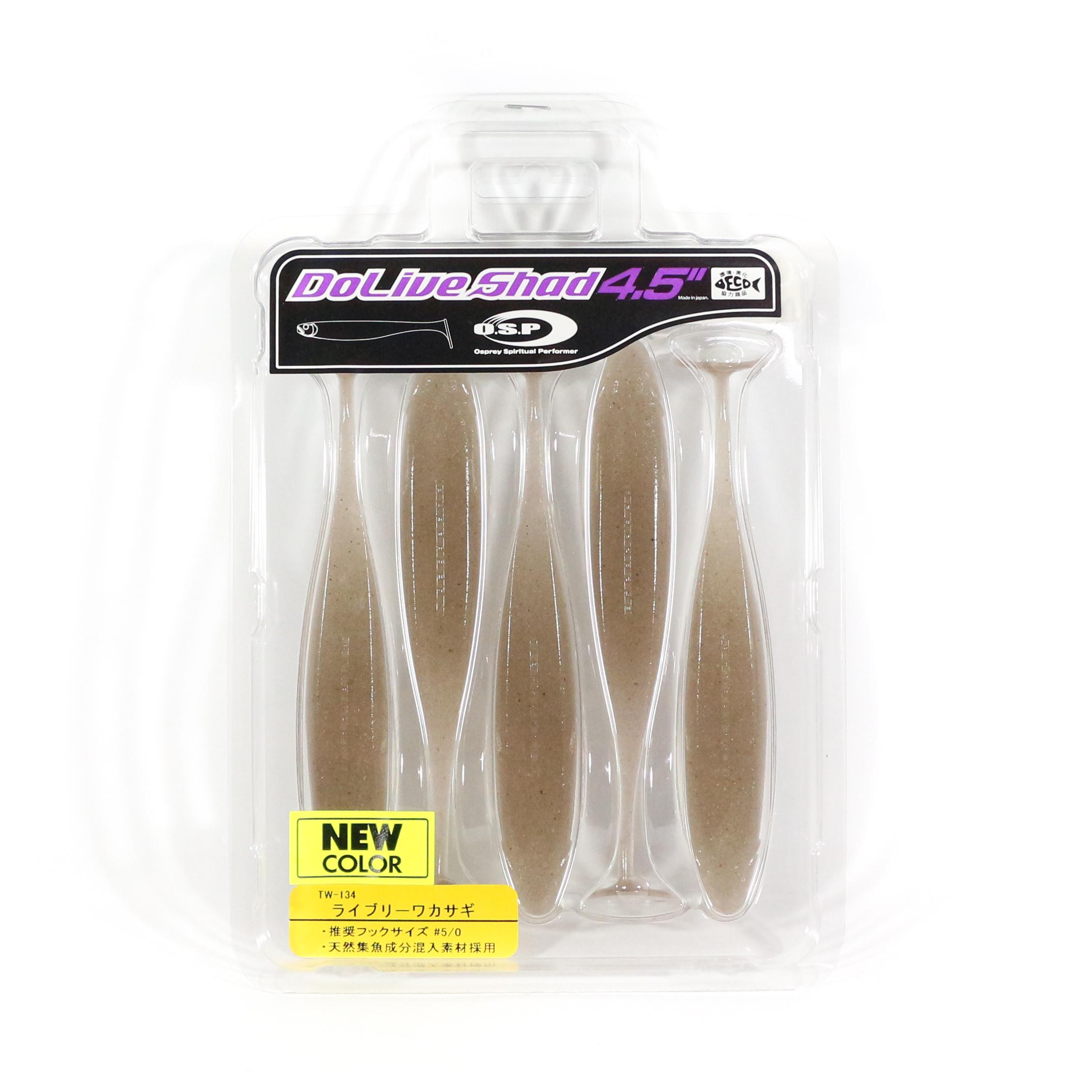 

Мягкая приманка OSP Dolive Shad 4,5 дюйма TW-134 (2399)