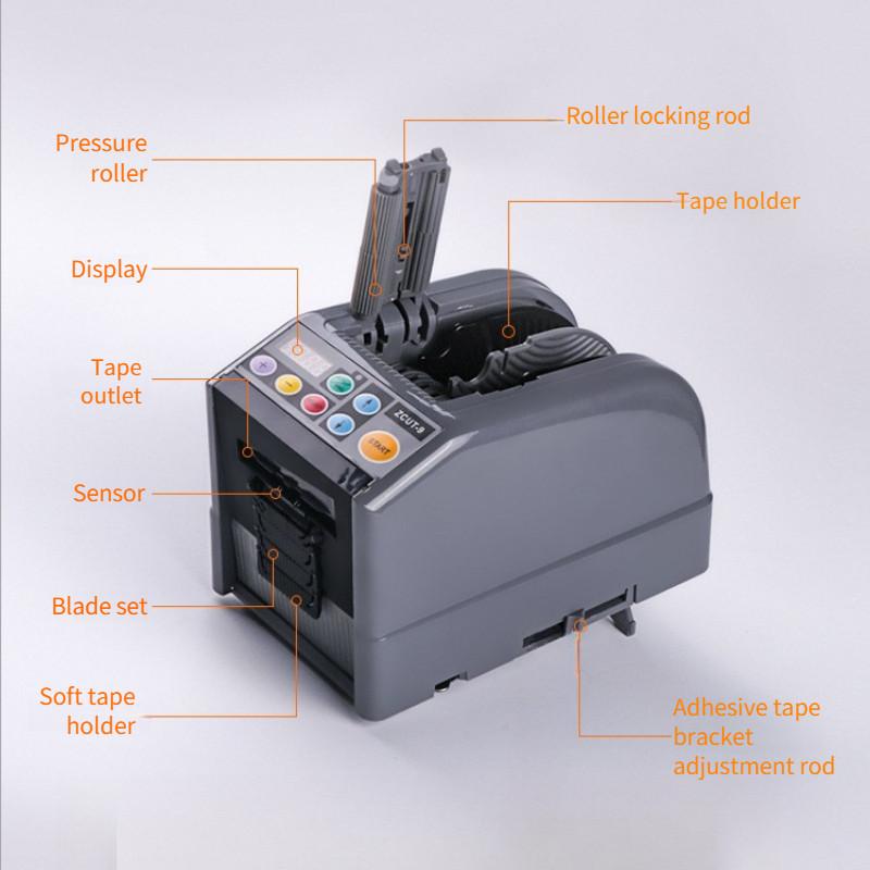 ZCUT-9 Packaging Auxiliary Tape Distributor Electric Ribbon Cutting Machine Automatic Tape Cutting Machine