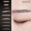 5 Sheets Invisible Double Eyelid Tape Transparent Self Adhesive Natural Big Eyes Lift Non-marking Mesh-Lace Eye Stickers Eyes