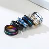 Vinterly Tungsten Carbide Men Rings Anti-scratch 8mm Wide Line Jewelry for Male Luxury Unique Party Wedding Bands