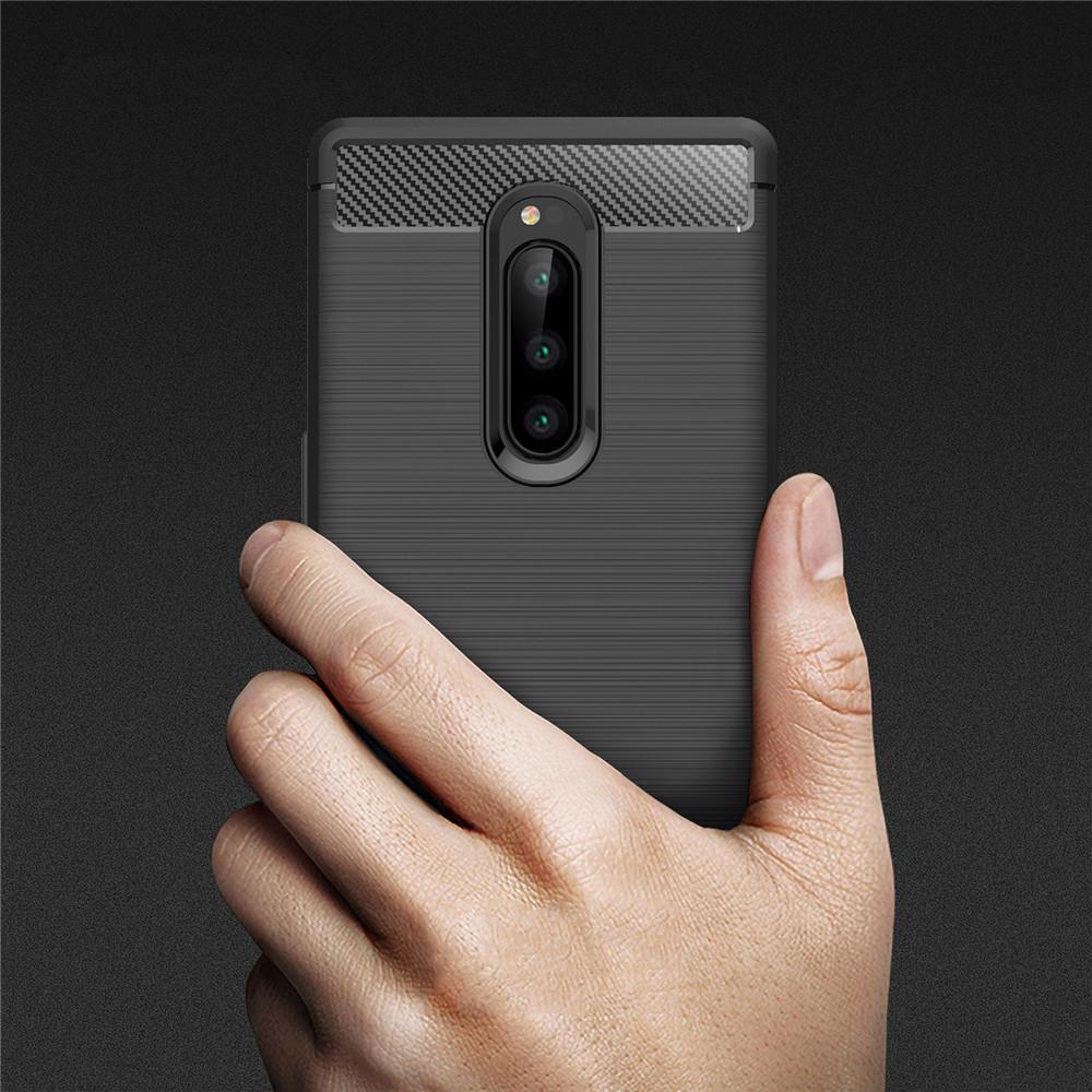 Per Sony Xperia 1 Custodia 6,5 Pollici Lusso Completa Morbida TPU Silicone Copertura Antiurto per Sony 1 J8110 J8170 J9110 Custodie Borsa Telefono