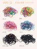 Hair Gizako 3cm [iijo] Ties, Design, Kids, 100-Piece Set, (New Pastel)