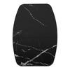 Solid Wood Tabletop Waterproof Removable Tea Table Top for Camper RV Car Yacht Floating Bridge Deck Terrace Black Marble