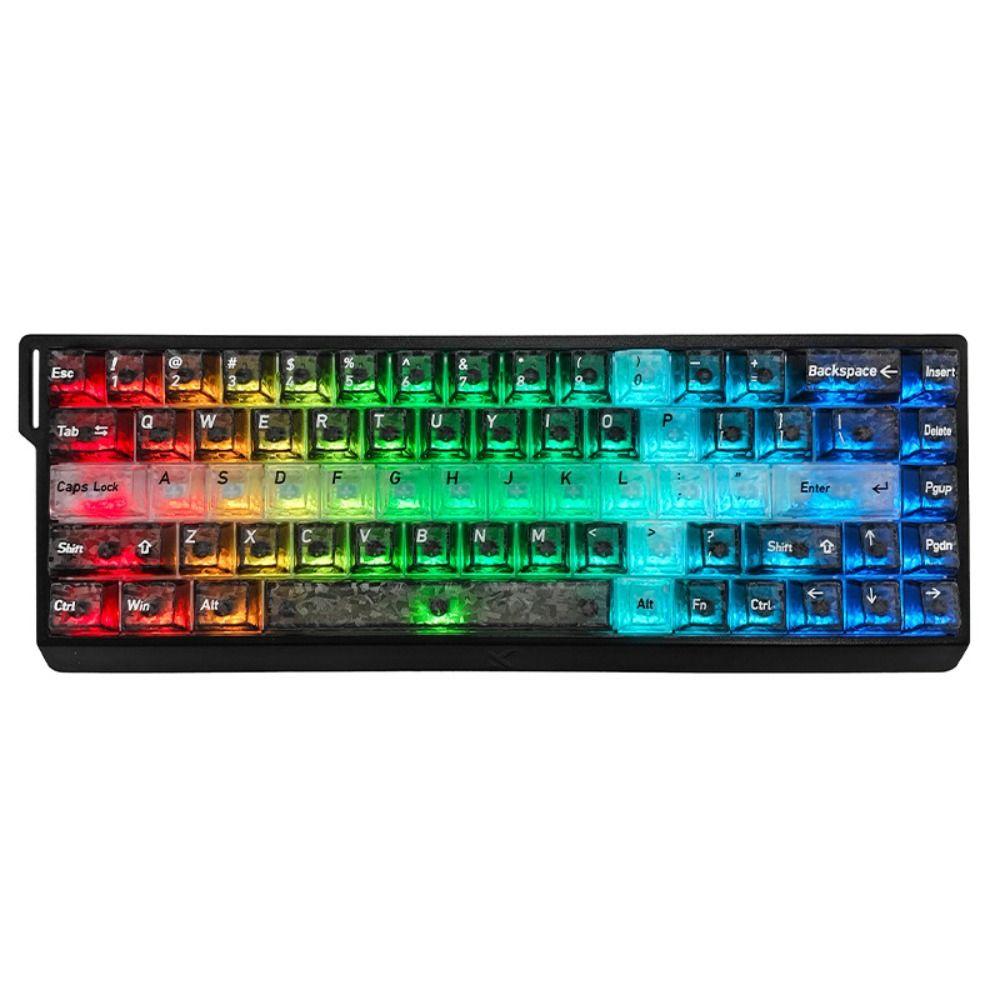 Průhledný průhledný set klávesnic Ice Cherry Profile PC Klávesy Mechanická klávesnice