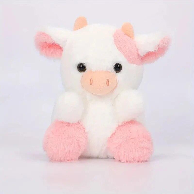 Cute Cow Plush Toy Doll Home Decoration, Desktop Decoration Cake Doll Birthday Gift Office Desktop Decorations Scene Decorations