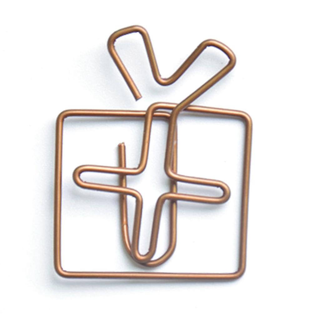 100Pcs Cute Paper Clips Retro Christmas Style Exquisite Color Wide Application Kids Paper Clips for