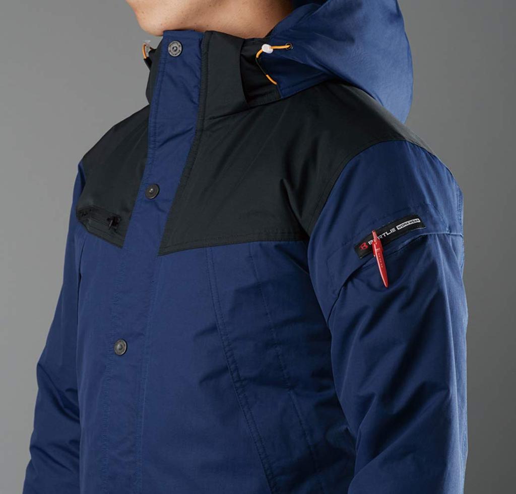 BURTLE Waterproof and Cold Weather Jacket 7610 3 Navy 5L (Unisex)
