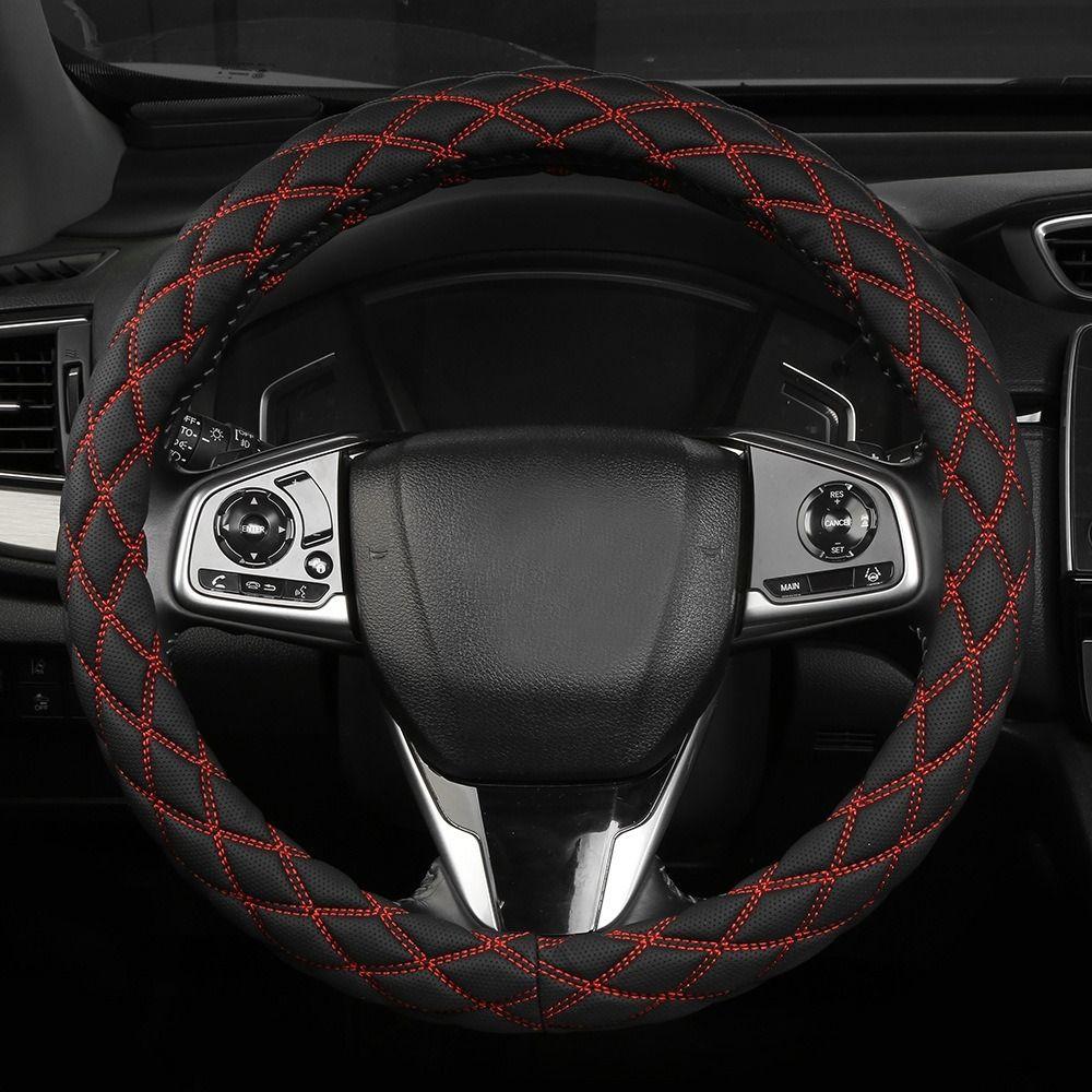 Anti Slip Leather Protection Protector Car Accessories Durable Steering Wheel Cover  Car