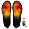 Winter Electric Heated Shoe Pads with Remote Control Rechargeable Foot Warmer Wireless Heated Insoles 3 Heat Settings