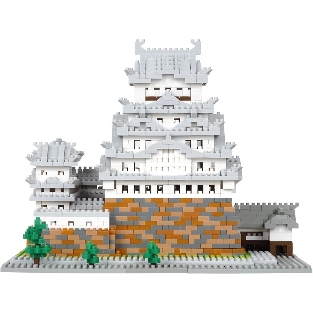 Kawada Nano Block Himeji Castle Deluxe Edition Building Set 500 Pieces