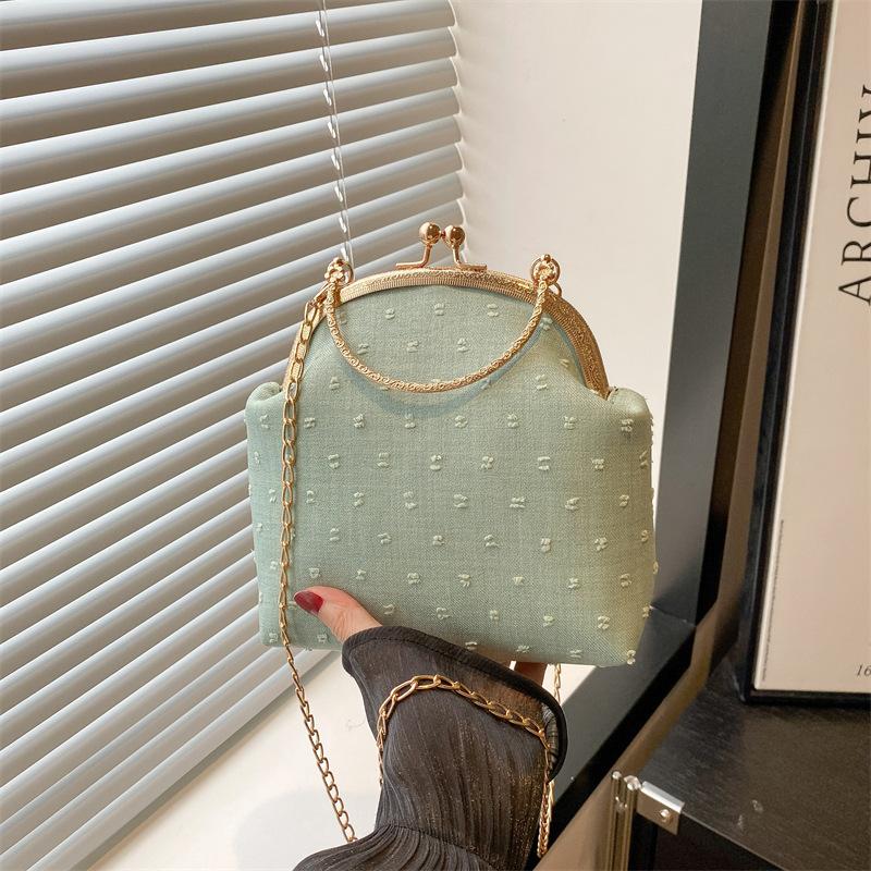 

Dinner bag Fashion women s handbag Summer new temperament shoulder bag Trend messenger bag зелений