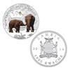 Aanimal coins, rare African animals, tigers, pandas, silver metal commemorative coins, commemorative medals, gifts