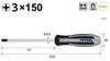 VESSEL MEGADORA IMPACTA Slagskrutrekker +3x150 (6") Nr.980 980P3150