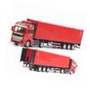 Pull Back Container Truck Toy High Simulation Plastic Alloy Container Truck Model for Boys Girls Children Gift