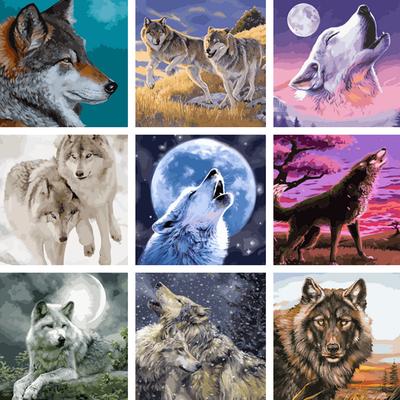 DIY Painting By Numbers Digital Oil Painting Arts Ζωγραφική Χόμπι