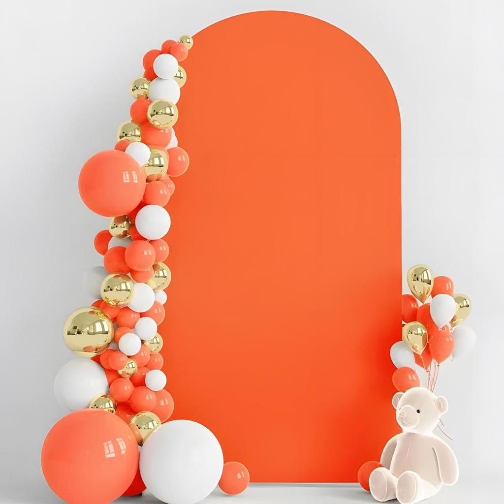Solid Color Stretchy U-Shaped Backdrop Fabric for Party Decoration and Arch Covers