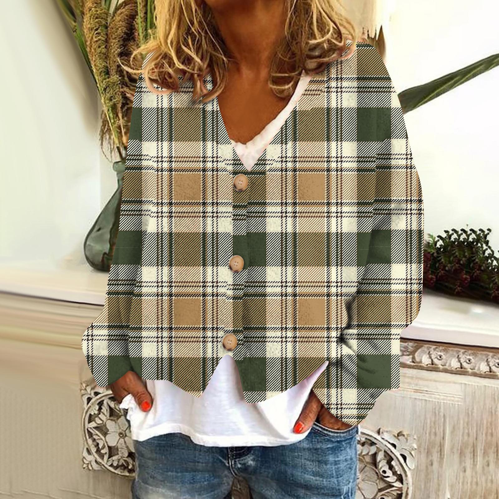 

Женская модная короткая куртка с длинным рукавом и принтом в клетку, однобортный плюшевый топ XL золотой