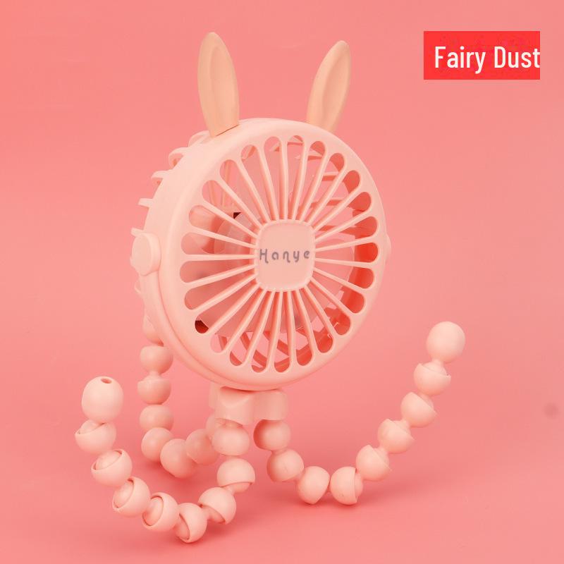 Versatile Portable Mini Fan: Hangable, Standable, or Wrappable - Ideal for Dorms and Outdoor Use