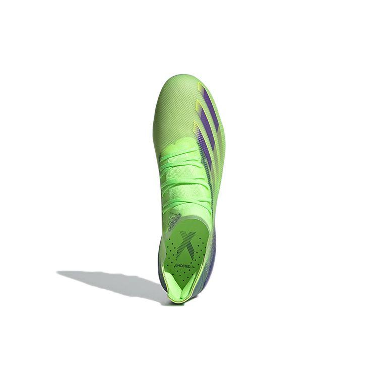 Adidas X Ghosted .1 Comfortable Versatile AG (Rubber Short Studs) Non-Slip Soccer Shoes Men Soccer Shoes Green Blue FY0958