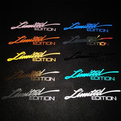 Autoaufkleber in limitierter Auflage, kreativer, laserreflektierender Auto-Styling-Aufkleber, Vinyl, reflektierender Laser-Aufkleber, Auto-Dekoration, Zubehör