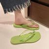 Summer New Transparent Foot Flip-flops Women Wear Soft-soled Non-slip Slippers Fashion Home Beach Sandals
