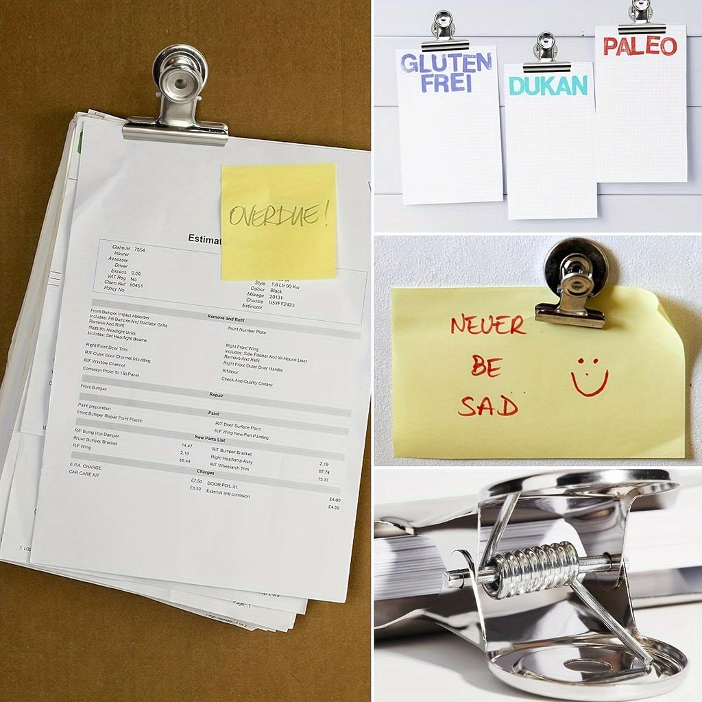 4/8pcs Heavy-Duty Strong Hold Magnetic Fridge Clips - Space-Saving Refrigerator Magnets for Home, Office, Decor