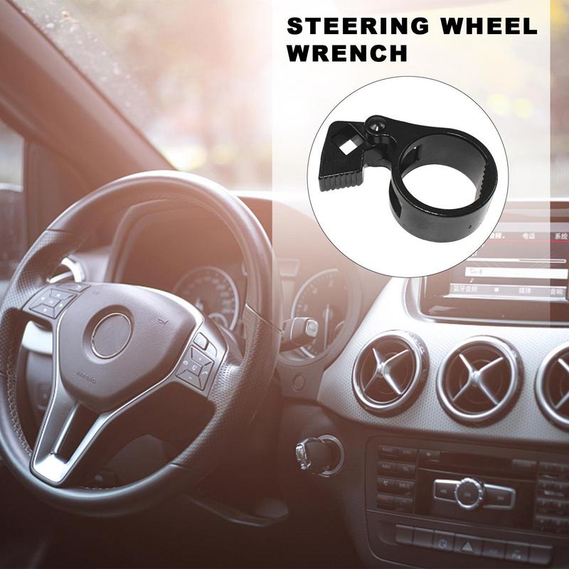 Universal Inner Tie Rod End Remover 27-42mm/1.1-1.7in Vanadium Steel Steering Rod Wrench Inner Tie Rod End Tool