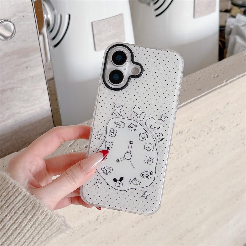 

Creative Polka Dot Animal iPhone Case for Apple 17 Pro Max / 16 / 15 / 14 iPhone 16