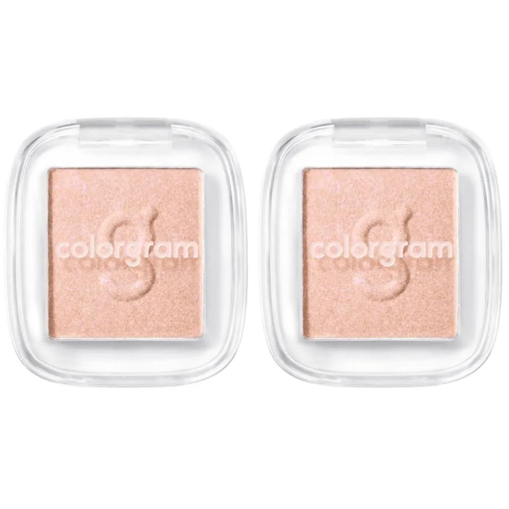 

Colorgram Одиночная кубическая палетка теней для век с шиммером 19 Абрикосовый Tok Ping X2