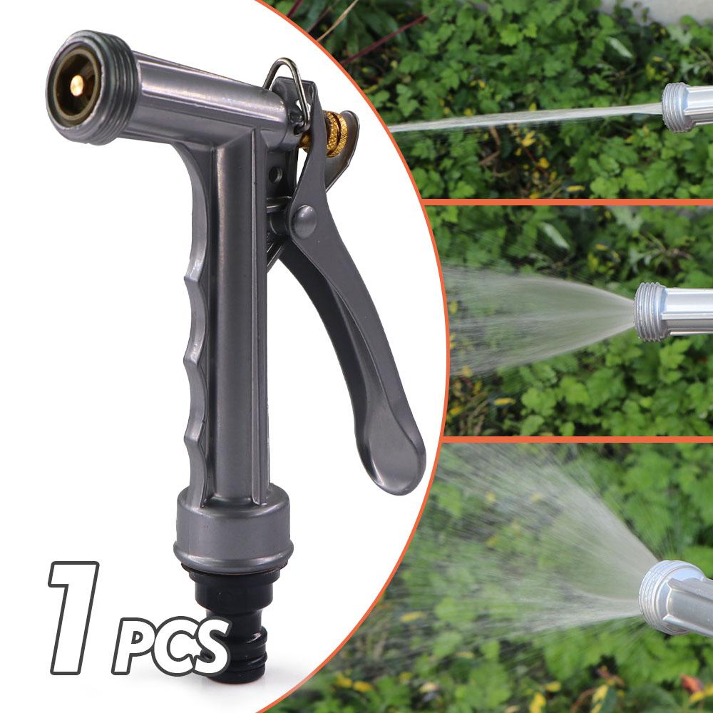 

3/4 High Pressure Water Gun Multi-angle Adjustable Spraying Car Washing Garden Irrigation Watering Hose Quick Connect Sprinkler белый