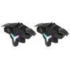 1/2pcs RGB/Mechanical 4 Finger Mobile Gaming Trigger for PUBG Mobile Game Joystick Trigger Pulse Key Button for Mobiles Phones 5