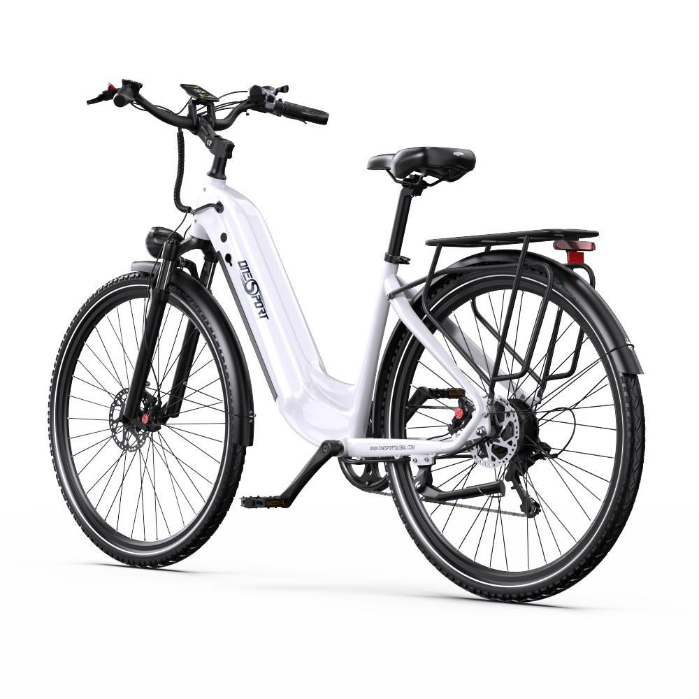 ONESPORT OT05 Pro All-Terrain Adult Electric Bicycle With Seat 250W Motor 36V22.5Ah Battery 28 Inch Wide Tires Electric Bike Off-Road E-Mountain Bike