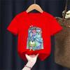 2026  Cartoon Movie Monsters Inc Printed Tshirt Harajuku Boys Girls Kid Summer New Casual Short Sleeve Y2K Top