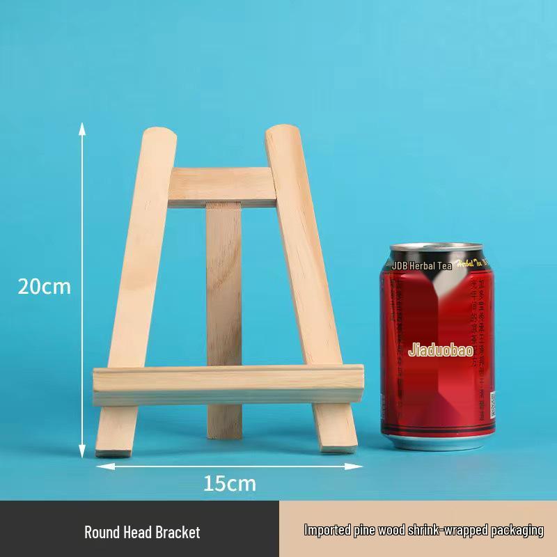 Children's Mini Folding Wooden Easel Tripod for Tabletop Art Display