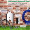 Heavy Duty Construction Garden Hose Holder Mounting System Hose Hanger  Wall Installation