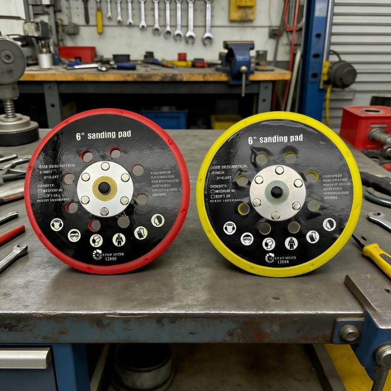 6inch 17 Hole Sanding Pad For Smooth Polishing for BO6030, BO6040, RO1, ES150,Sander Models Durability Plastic Construction