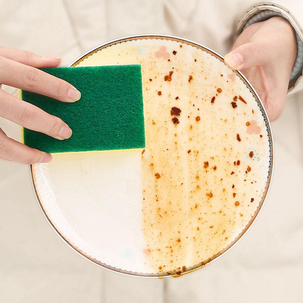 5 Stück Scheuerschwämme Geschirrreinigung Scheuerschwamm Hohe Dichte Küchenspülwerkzeug