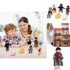 Handgefertigte Holz-Familienpuppen Gelenkig Und Lebensecht Ideal Zum Ausstellen Oder Spielen