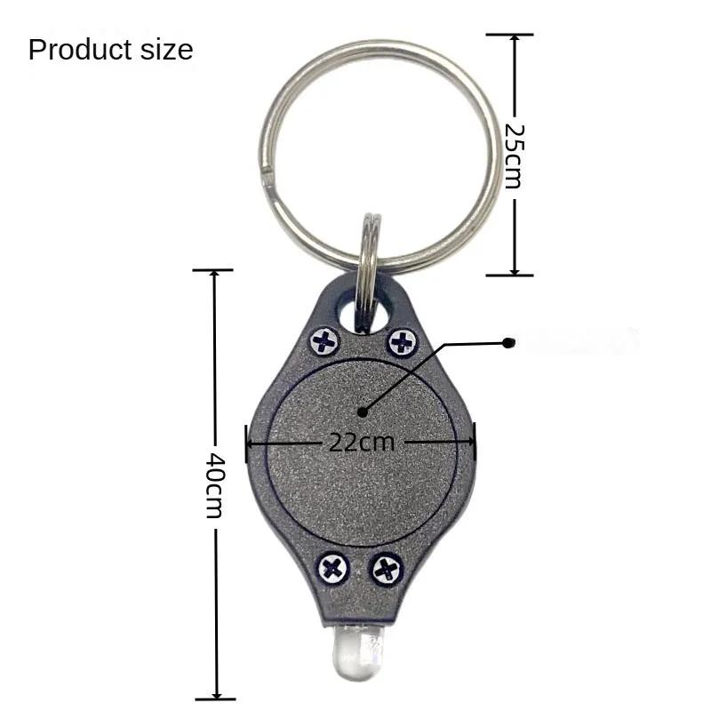 1-10PCS Portable UV Keychain Light Mini LED Flashlight for Counterfeit Money Detection  Outdoor Camping Emergency Tool