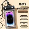 Three-Fold Waterproof Touchscreen Phone Case for Swimming, Rafting, and Camera Protection