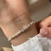Su Chuang Sterling Silver Amethyst Fish Pendant Bracelet: High-End Light Luxury Retro Jewelry for Women