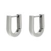 Stainless Steel Earrings Geometric Shapes Triangle/Heart/Rectangle Fade-Resistant Hypoallergenic Nickel-Free Jewelry Earrings